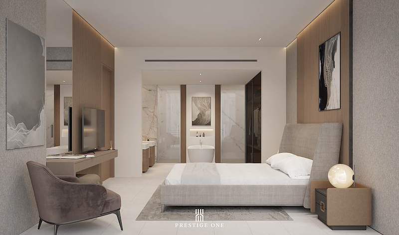 Bedroom and Bathroom