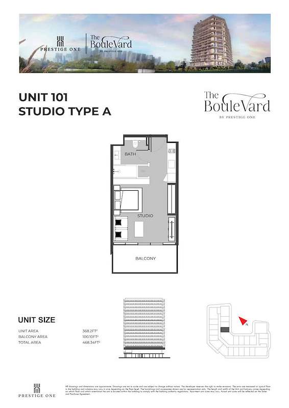 The Boulebard By Prestige One All Unit Plans