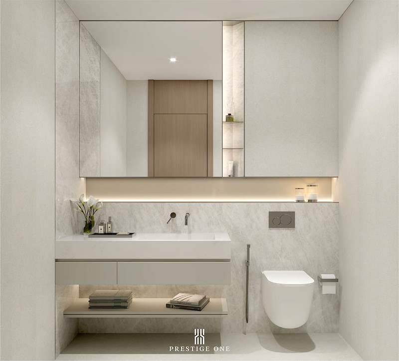 Golf Place- 1BHK- Powder Bath_View01