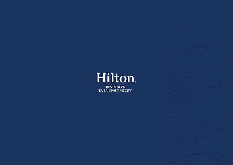 Unit Plan - Hilton Residences Dubai Maritime City